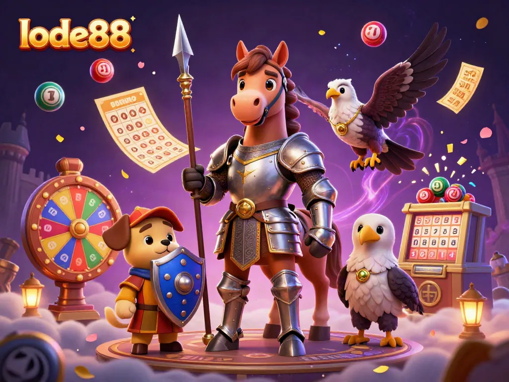 Experience exciting gaming adventures with lode88's vibrant characters and dynamic elements.