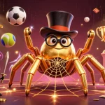 Engage with the thrilling atmosphere of 789 club as you join a golden tarantula and beetle knight at a vibrant casino adventure.