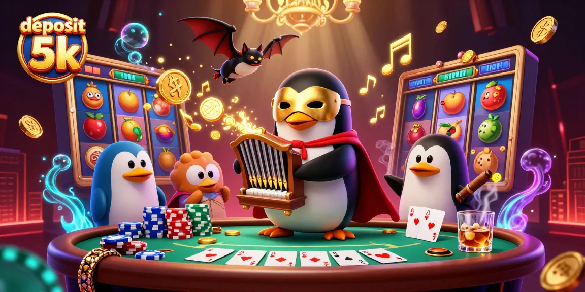 Engage with deposit 5k slot games, featuring vibrant 3D characters and animated elements.